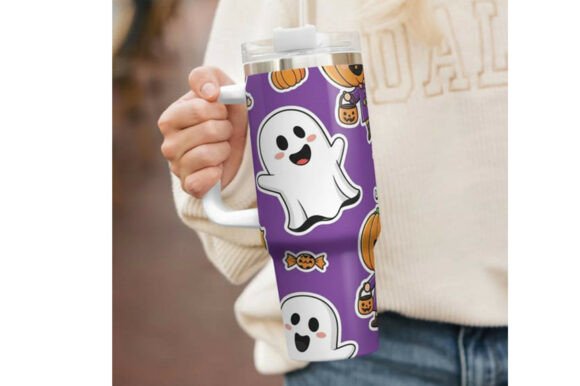 Download Halloween Warp Tumbler 40oz with Handle - Premium Resources