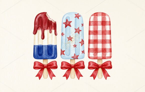 Download Patriotic Popsicle Ice Cream Summer PNG - Summer png Collection