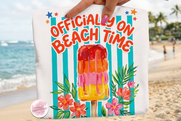 Download Officially on Beach Time Summer PNG - Summer png Collection
