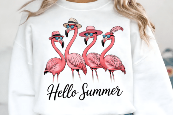 Download Hello Summer Flamingo Cute Summer PNG - Summer png Collection